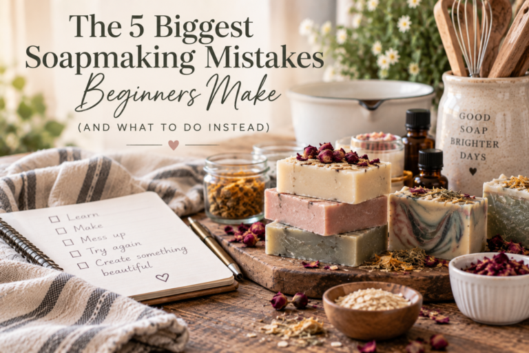 The Five Biggest Mistakes I Made as a New Soapmaker